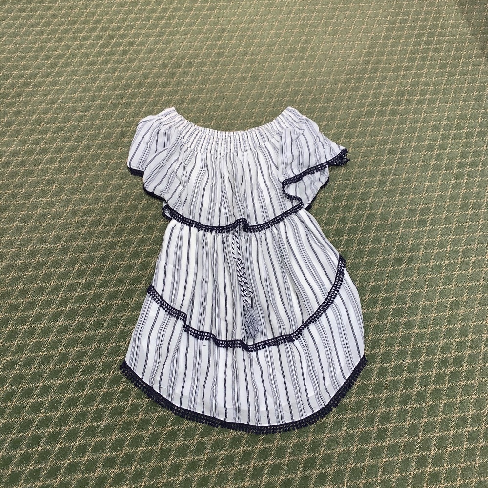Striped mini dress